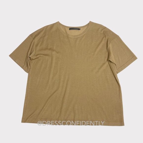 JENNI KAYNE Cashmere Tee - Toast - Picture 4 of 7